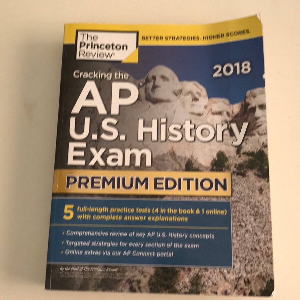 The Princeton Review APUSH 2018 study guide.